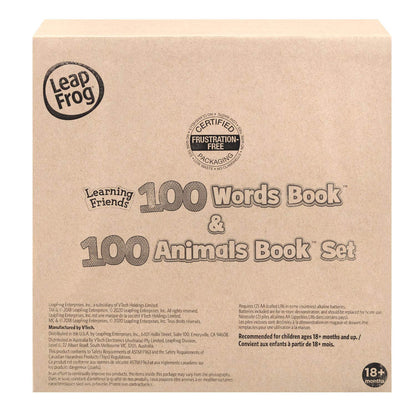 LeapFrog educational book set side view with easy-carry handle
