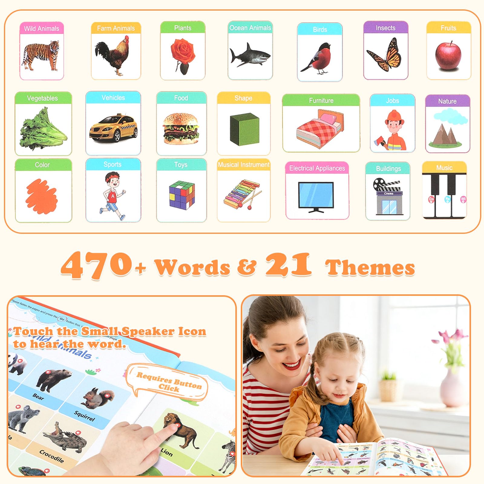 Child using Uoboder educational toy for speech practice