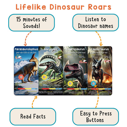 Learning Bugs educational book displaying sea and sky dinosaur illustrations