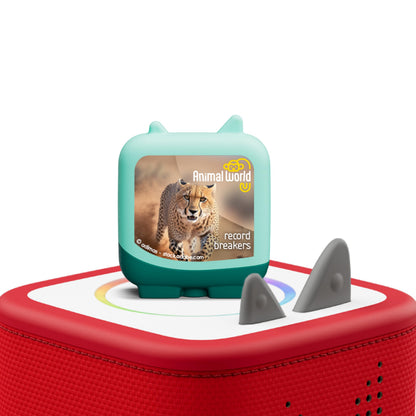 Tonies Animal World explorer Quinn and Lodistar figurines