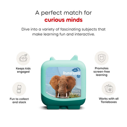 Tonies Animal World audio figurines set packaging