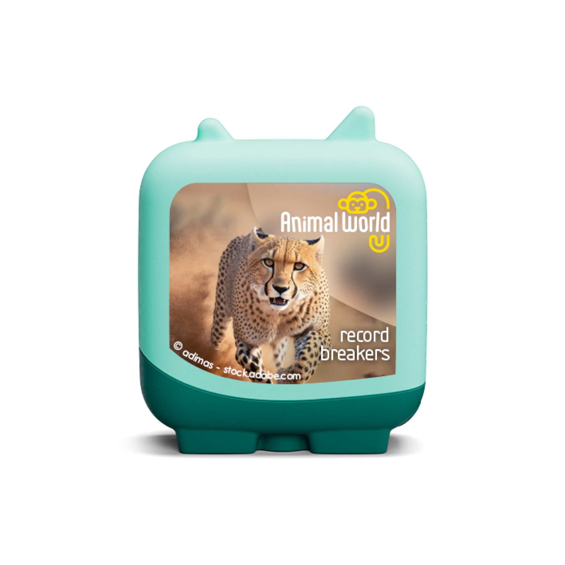 Close up of Tonies Animal World educational audio set