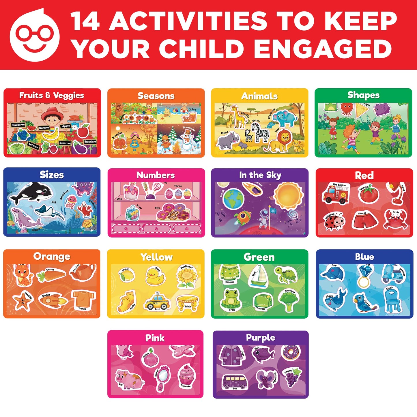 Doctor Jupiter busy book showing shape matching activity