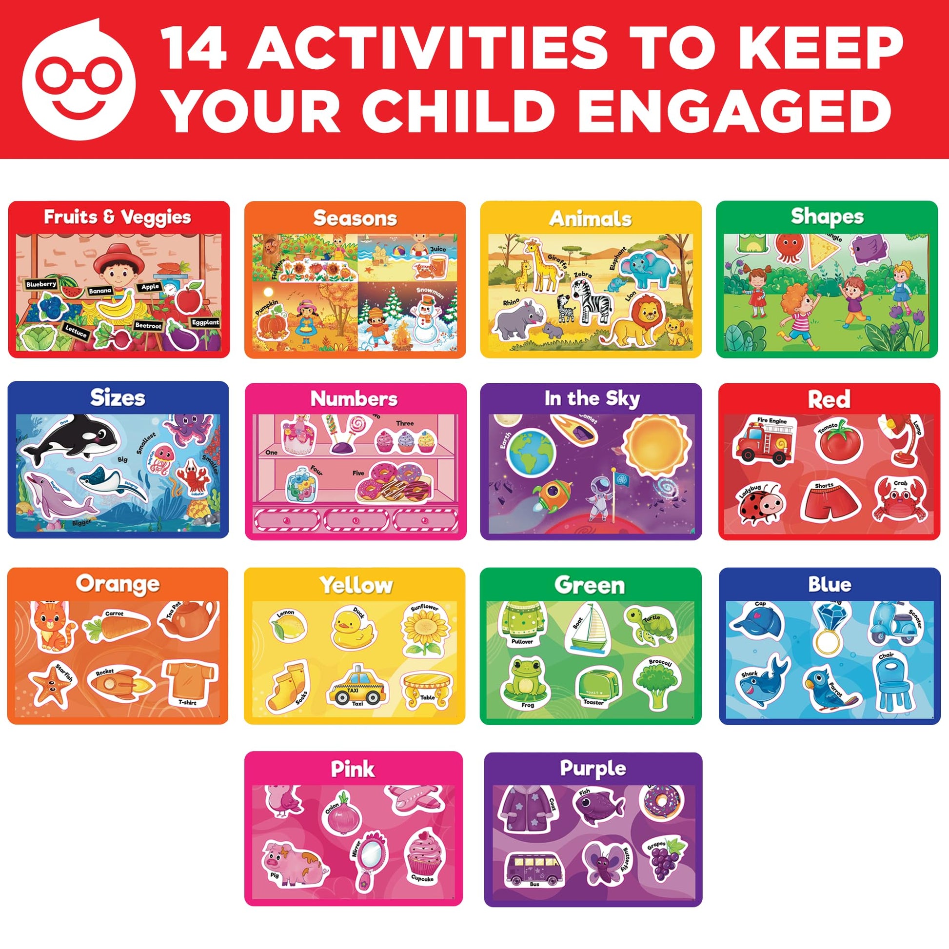 Doctor Jupiter busy book showing shape matching activity