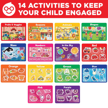 Doctor Jupiter busy book showing shape matching activity