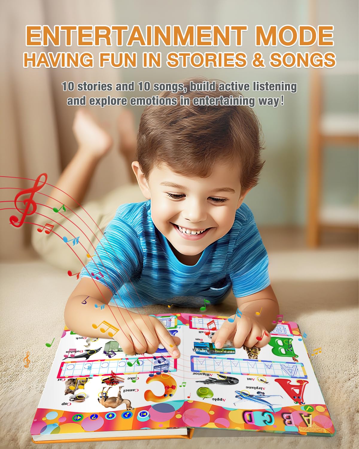 Educational 13 themed pages of the Boxiki sound book