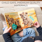 Zicoto sensory book display for baby shower gift idea