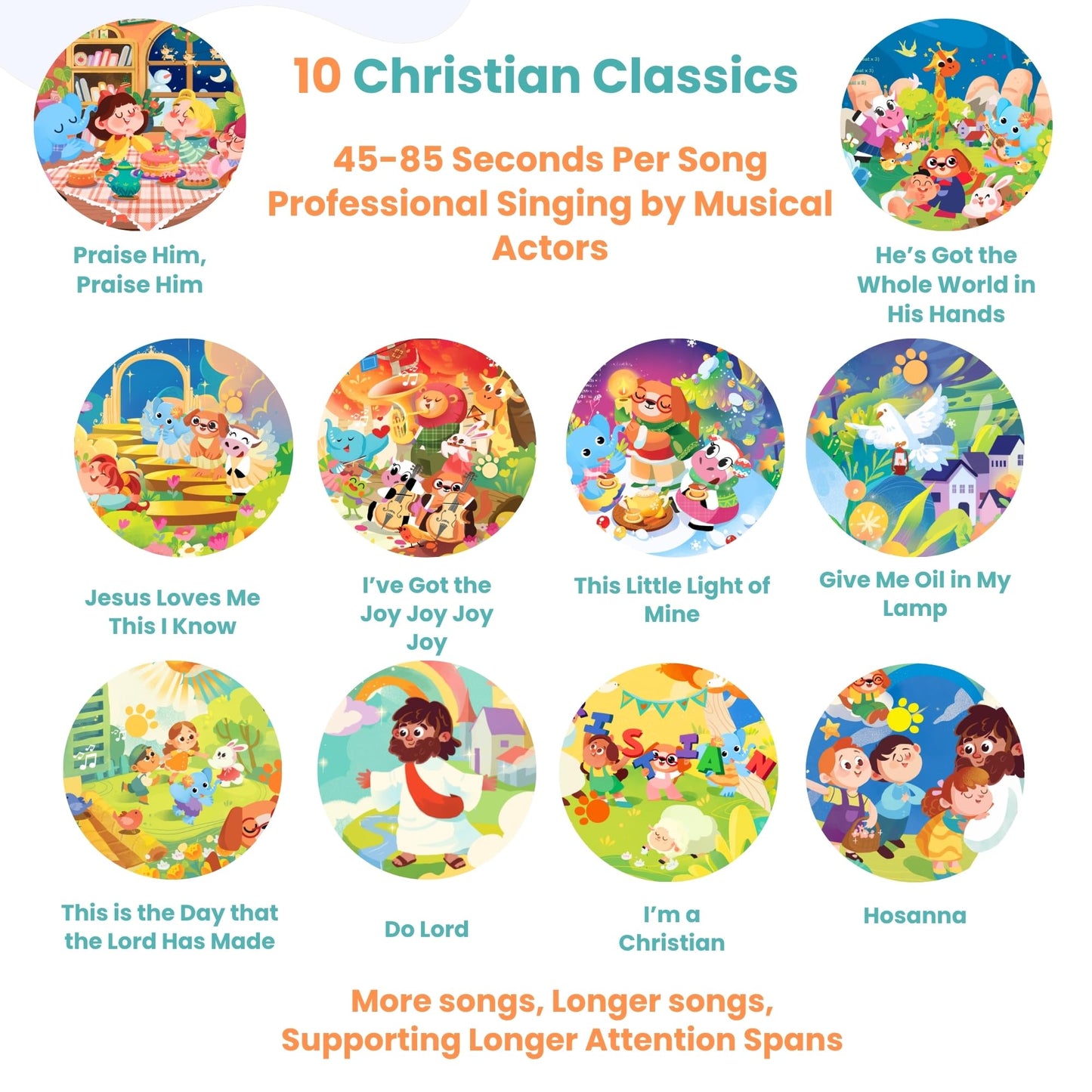 Go Go Jesus Loves Me sound book open view