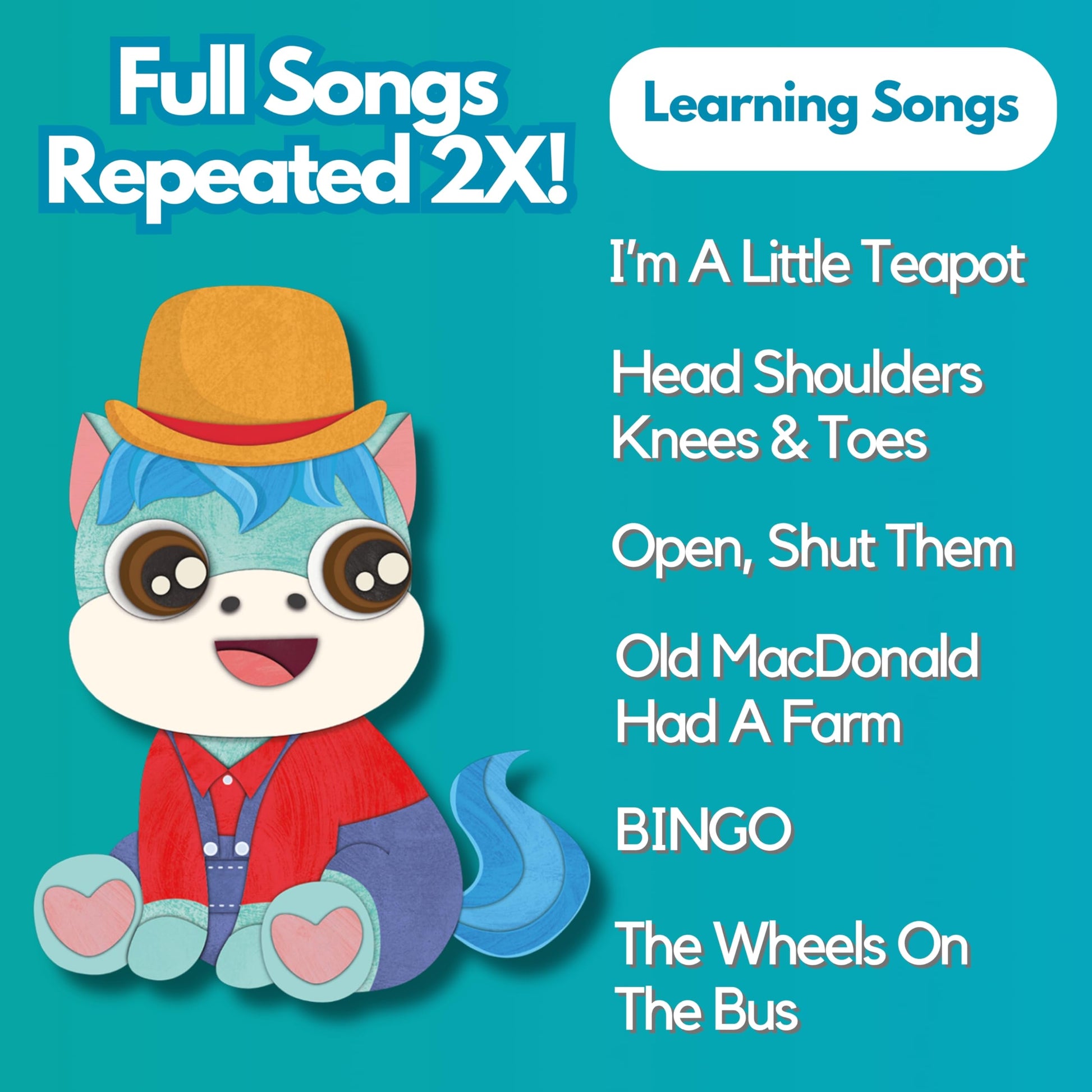 Toddler playing with Astro Learns English musical board book.