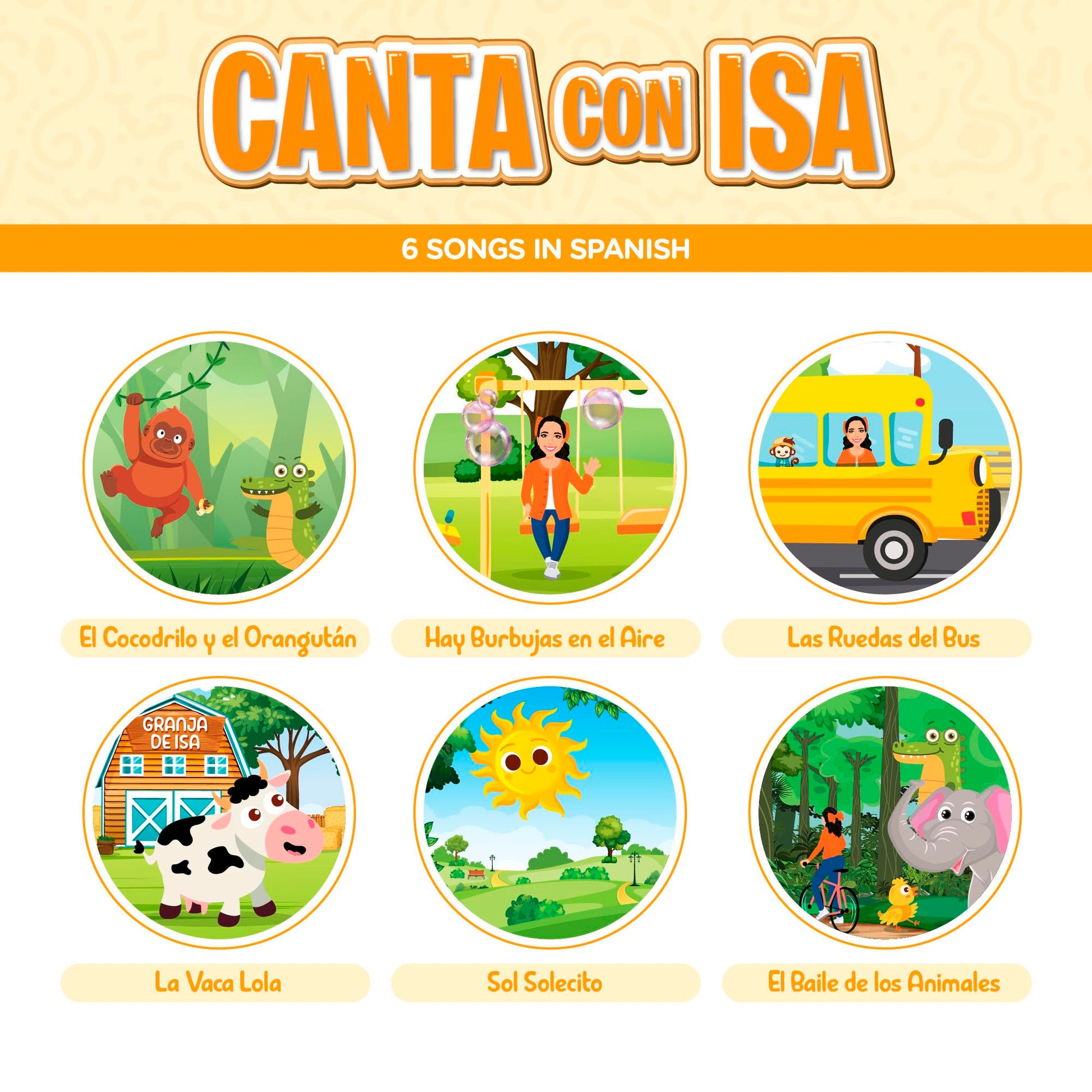 Aprende Peque Mis Canciones Favoritas book interior spread