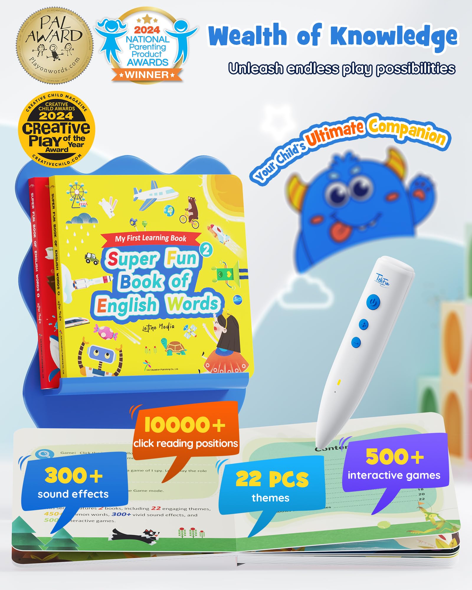 Toddler engaging with screen-free Tekfun sensory learning toy