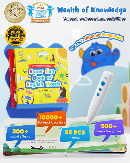 Toddler engaging with screen-free Tekfun sensory learning toy