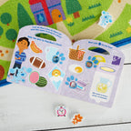 Melissa and Doug brand logo on the back cover