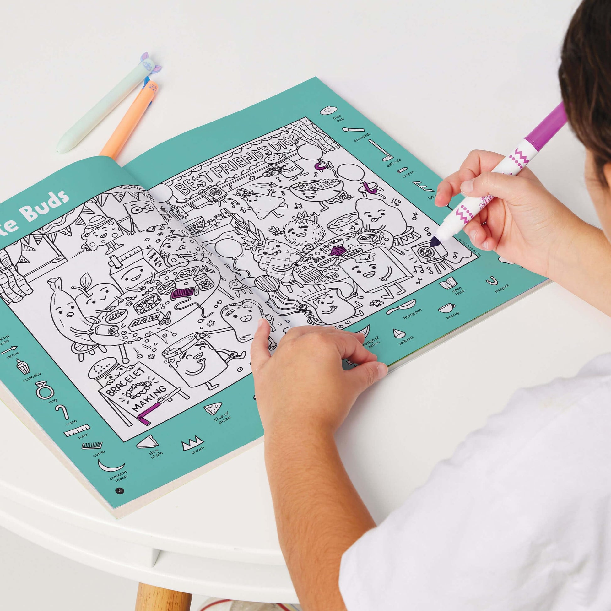 Educational seek and find activity for kids