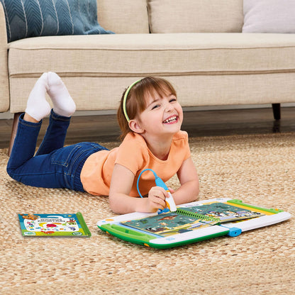 Top view of LeapFrog LeapStart Bluey bundle components