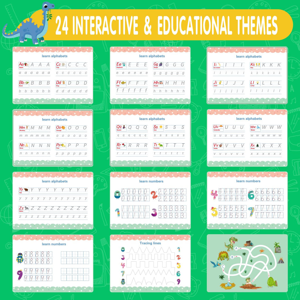 Child engaged in screen-free learning with Montessori activity book