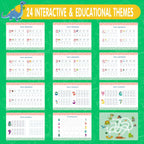 Child engaged in screen-free learning with Montessori activity book