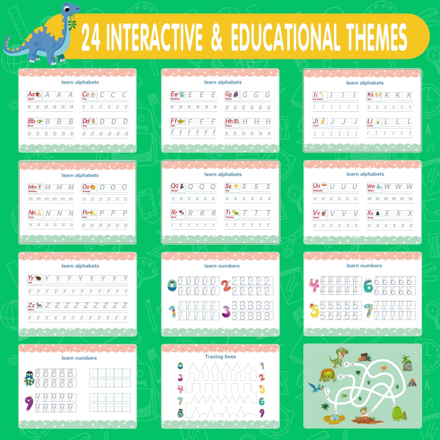 Child engaged in screen-free learning with Montessori activity book