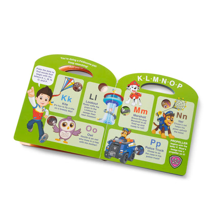 Side profile of thick durable board pages for toddler interaction