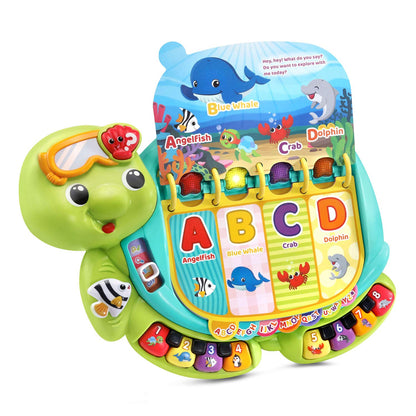 VTech interactive book pages with marine animal illustrations