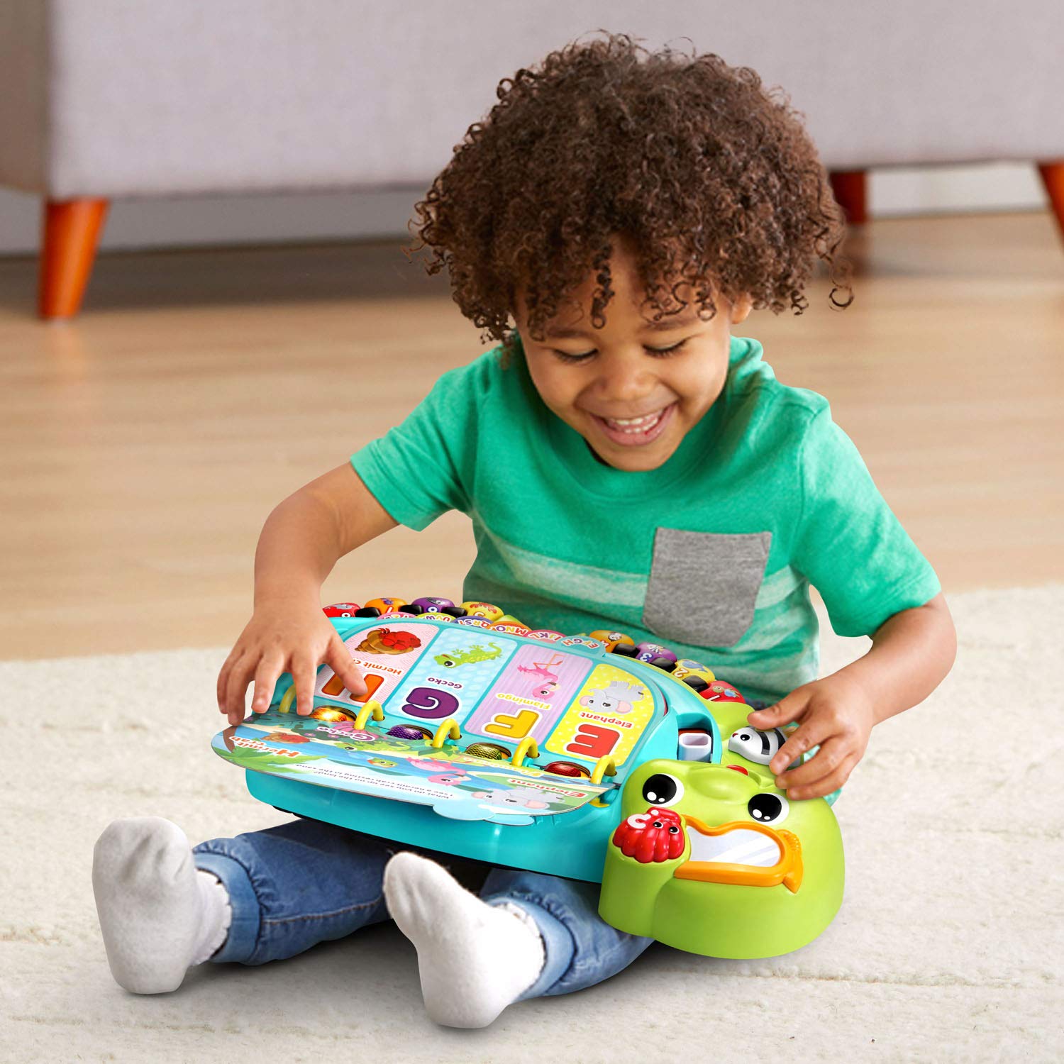 VTech Sea Turtle learning book piano keys detail