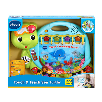 VTech Touch and Teach Sea Turtle packaging and product display