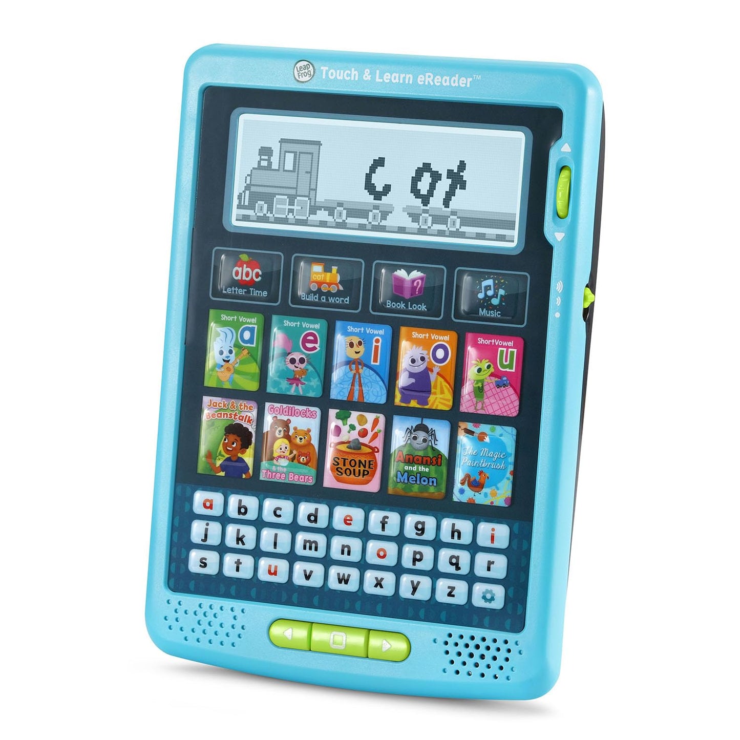 Side profile of LeapFrog Touch and Learn eReader educational toy