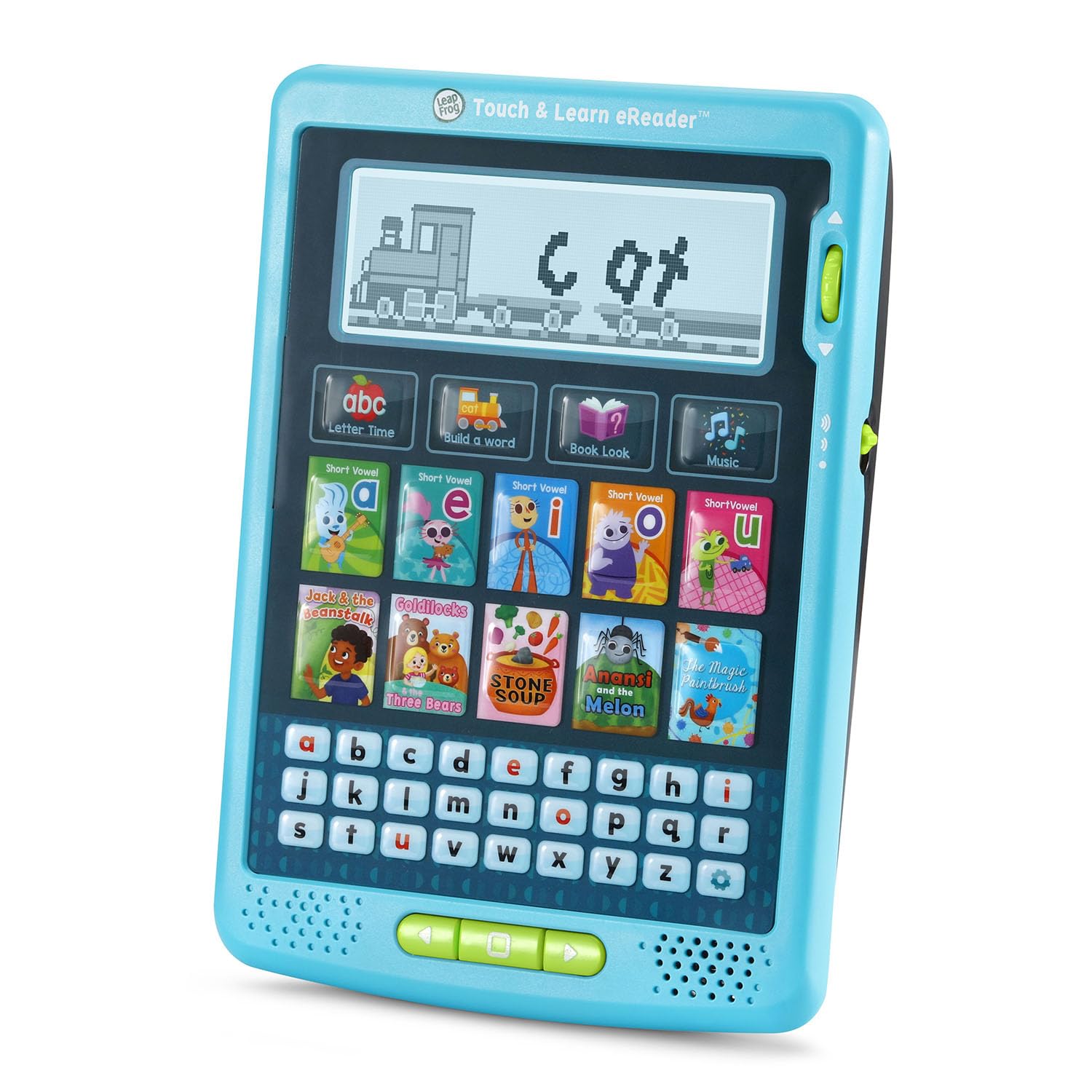 Side profile of LeapFrog Touch and Learn eReader educational toy