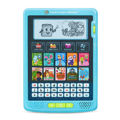 Close up of LeapFrog Touch and Learn eReader phonics keyboard buttons