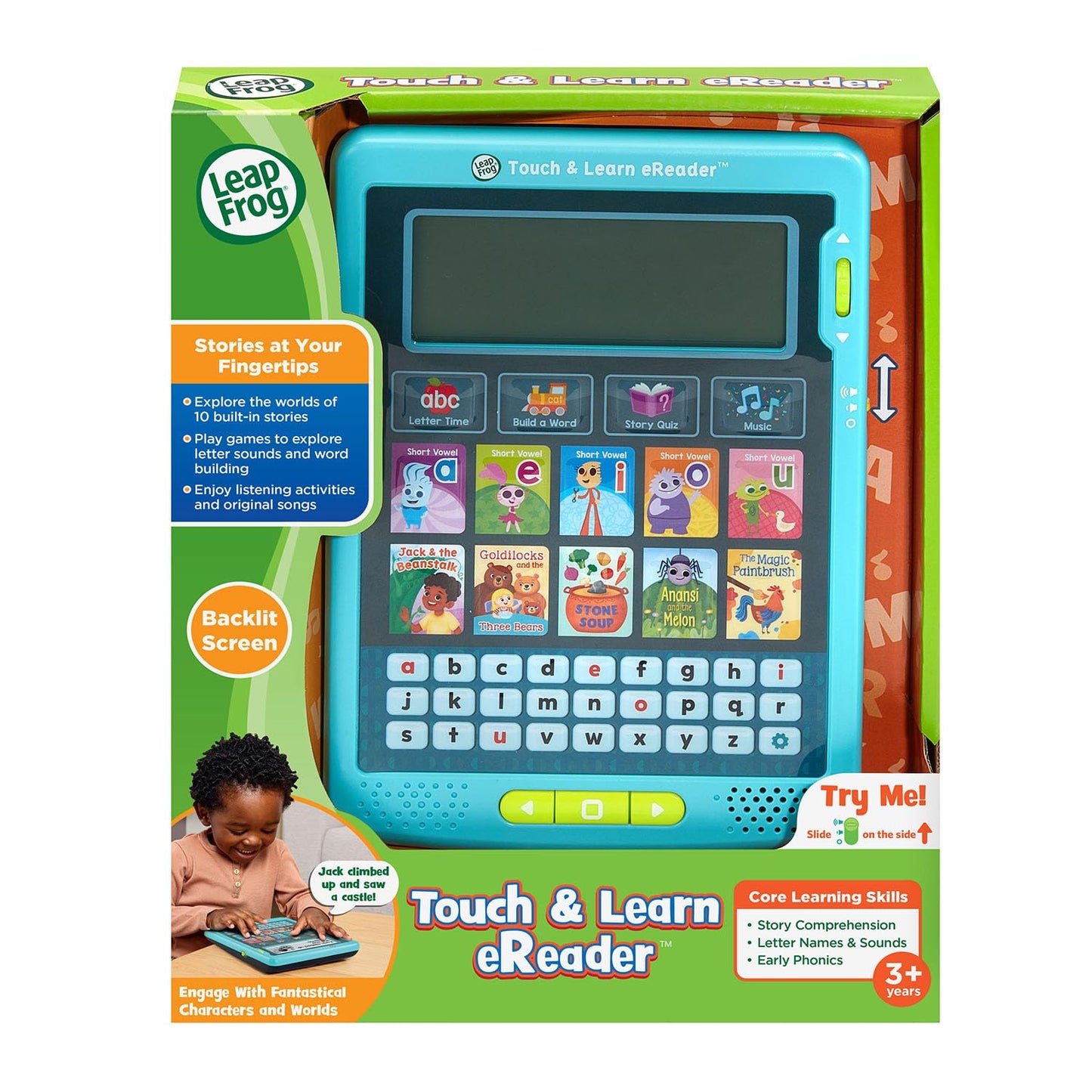 LeapFrog Touch and Learn eReader interactive touch screen detail