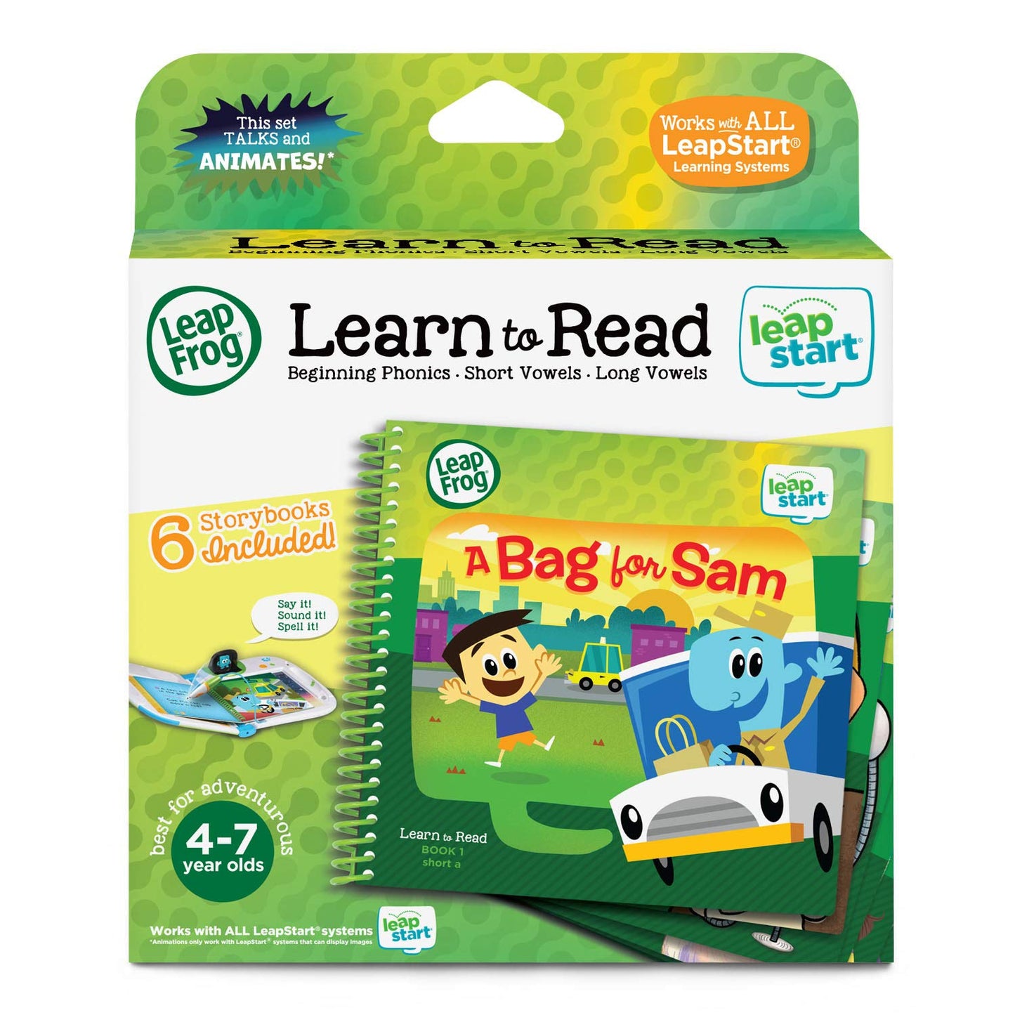 LeapFrog interactive book set for early reading skills
