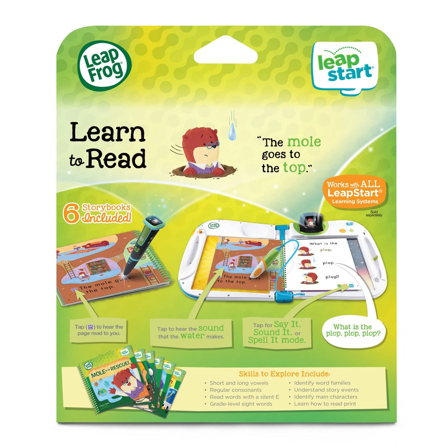 Educational six book series for children aged 4 to 7