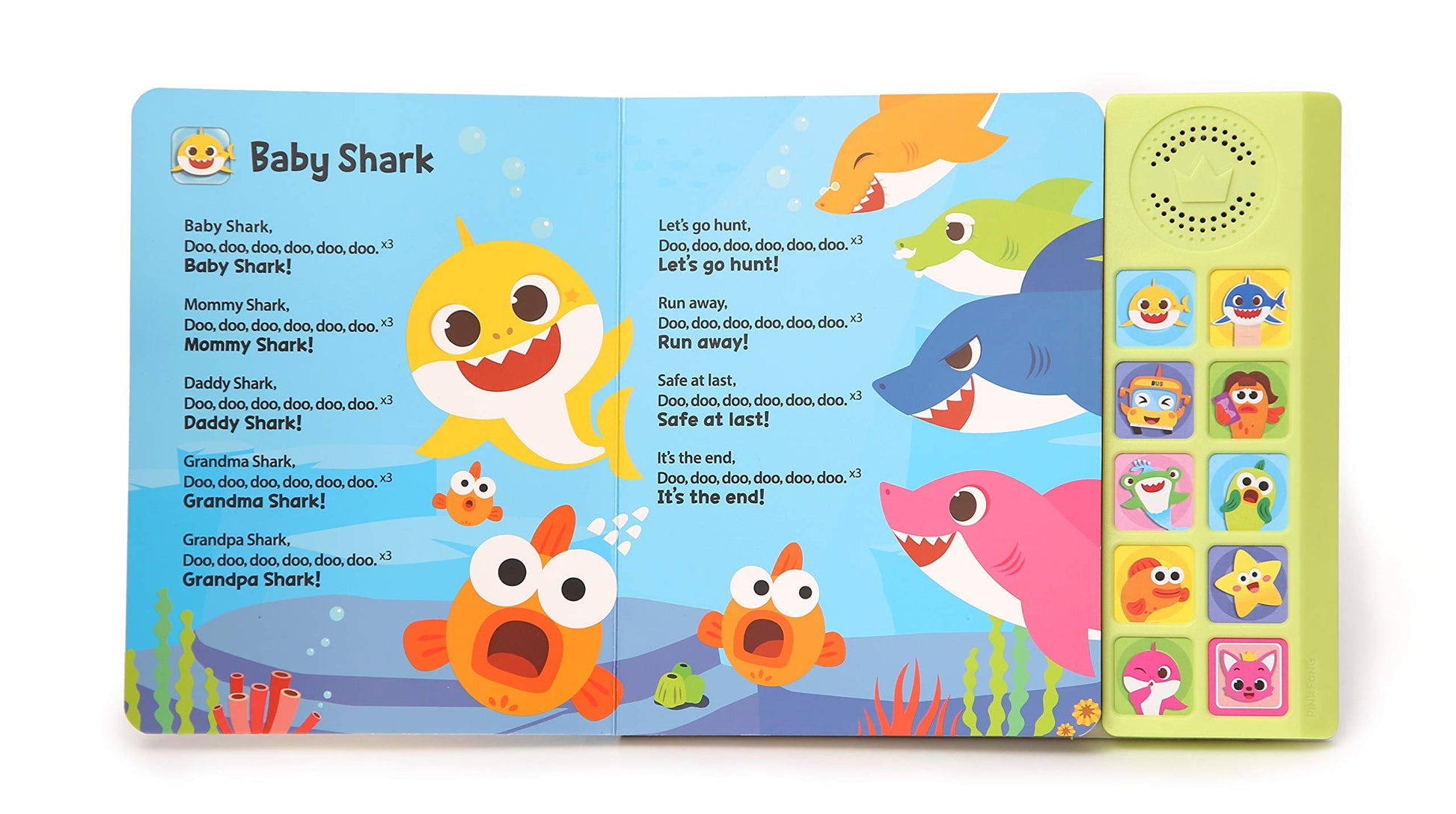 Pinkfong Baby Shark sound book for toddlers educational toy