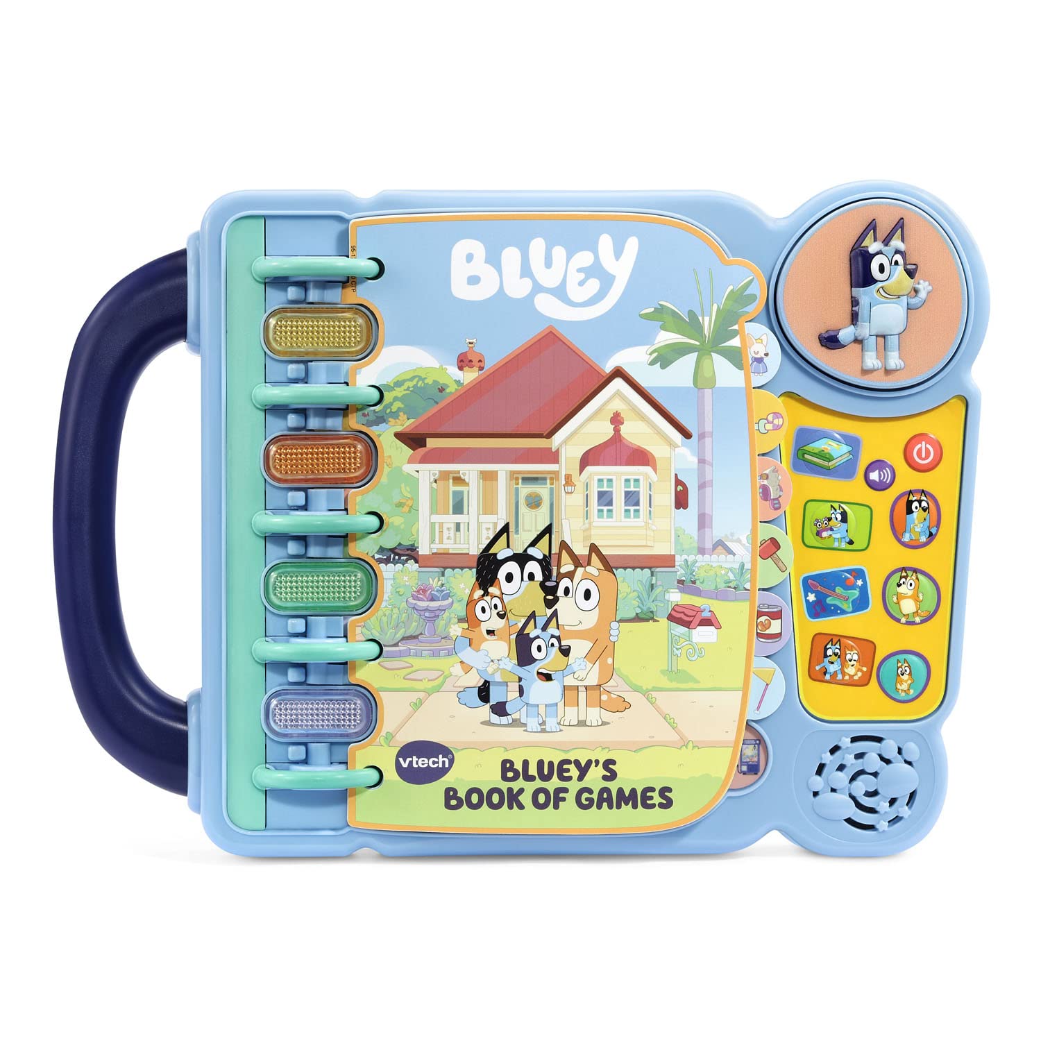 VTech Bluey Book of Games educational activity mode selection