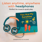 Cali's Books You Are My Sunshine interior page with lyrics and musical button