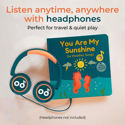 Cali's Books You Are My Sunshine interior page with lyrics and musical button