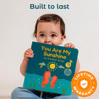 Cali's Books You Are My Sunshine sound book displayed in a play environment
