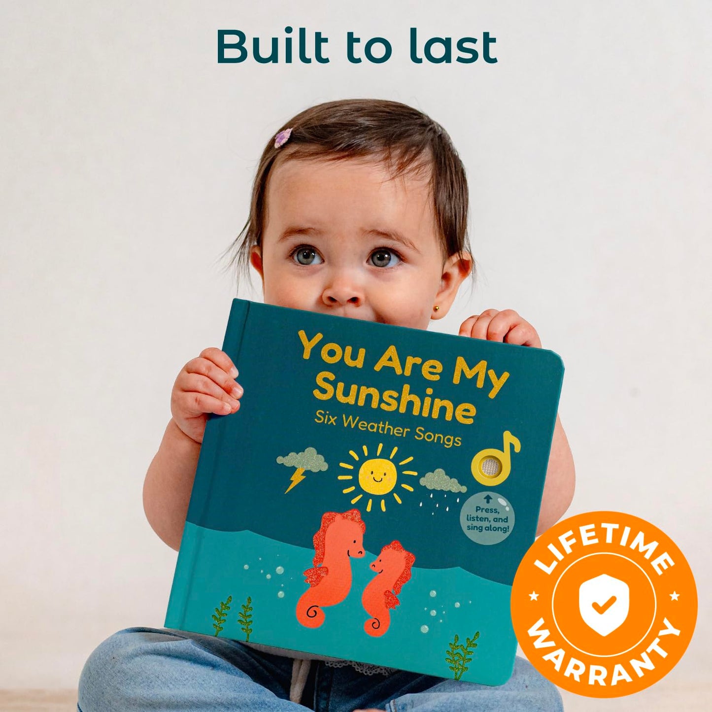 Cali's Books You Are My Sunshine sound book displayed in a play environment