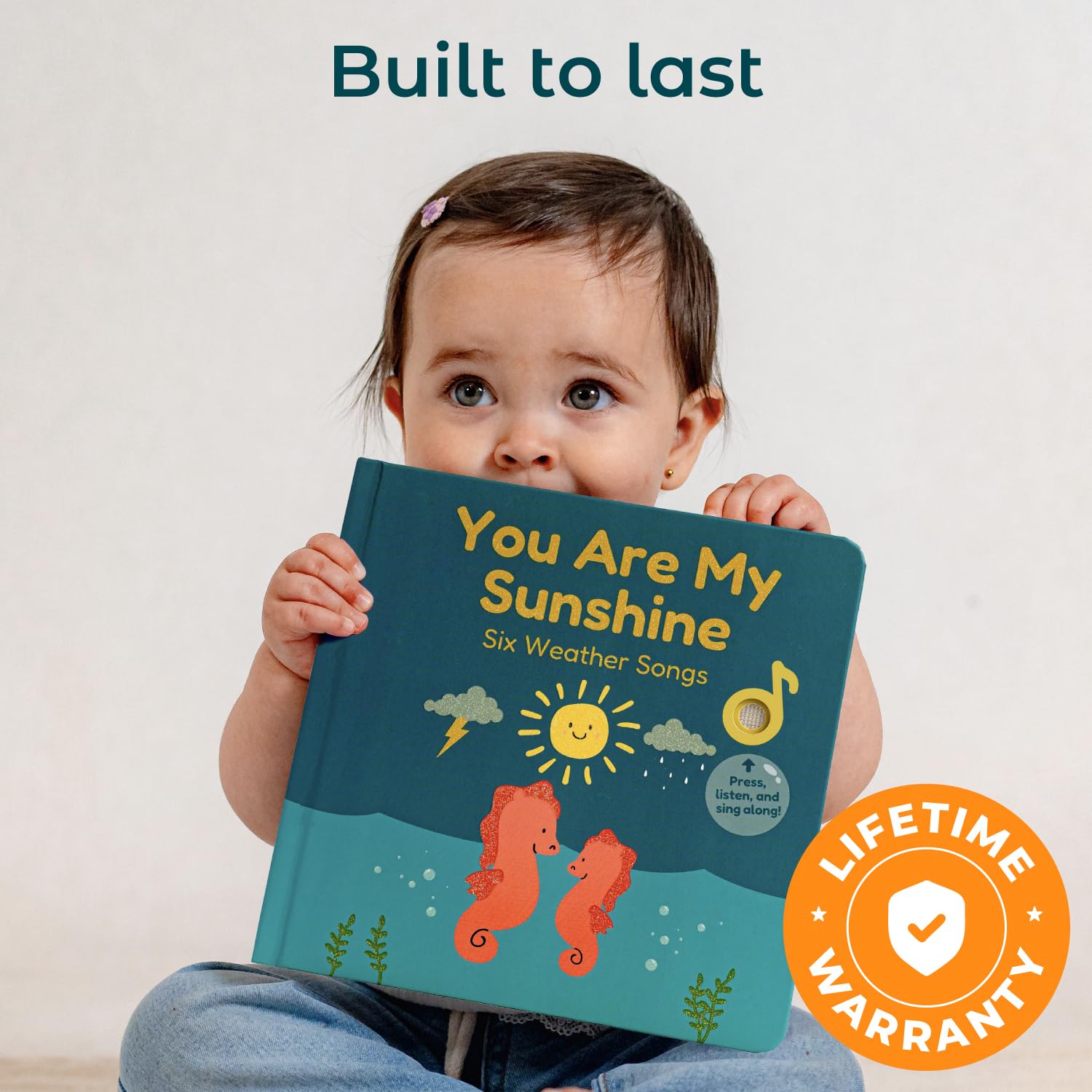 Cali's Books You Are My Sunshine sound book displayed in a play environment