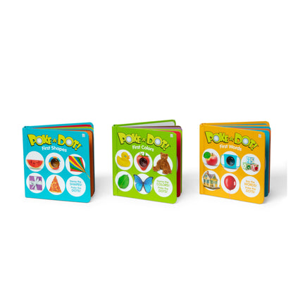 Melissa and Doug First Words board book open to a page