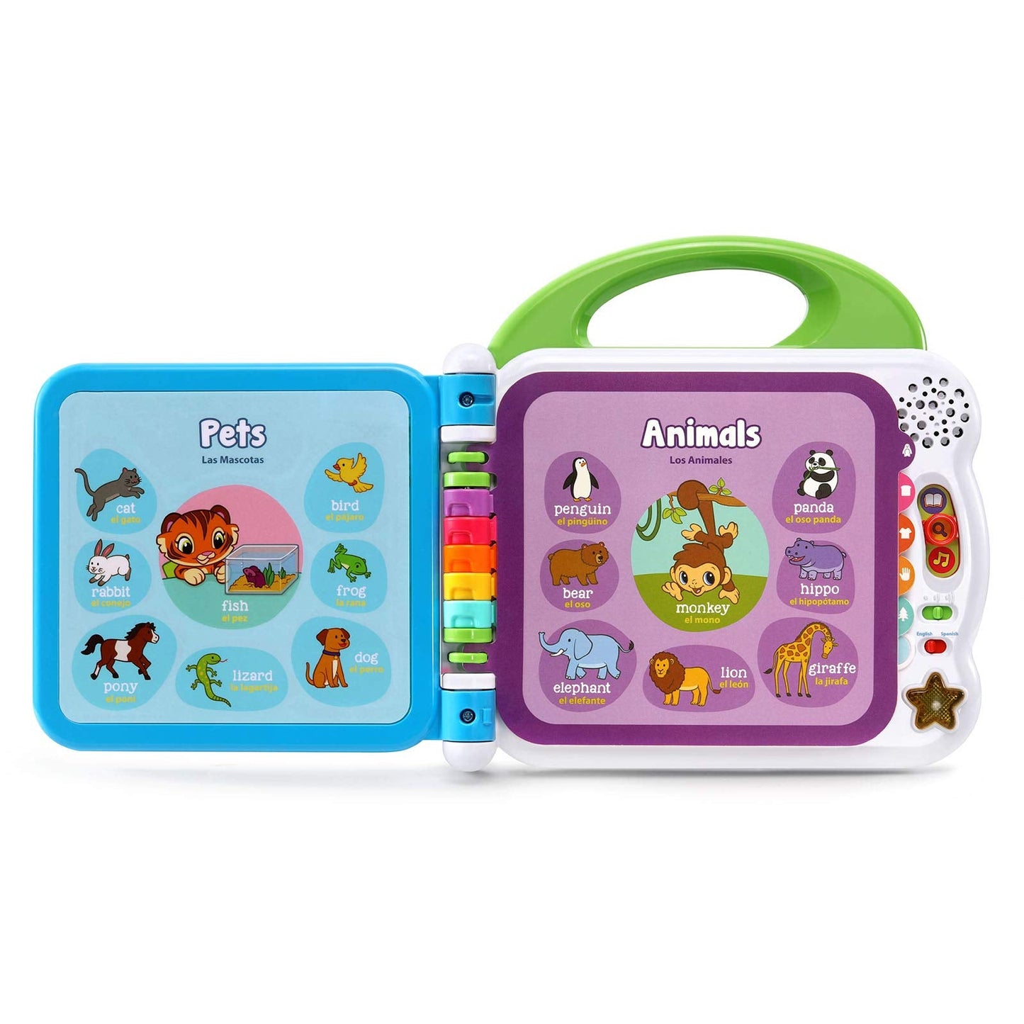 LeapFrog learning book light-up star button and controls
