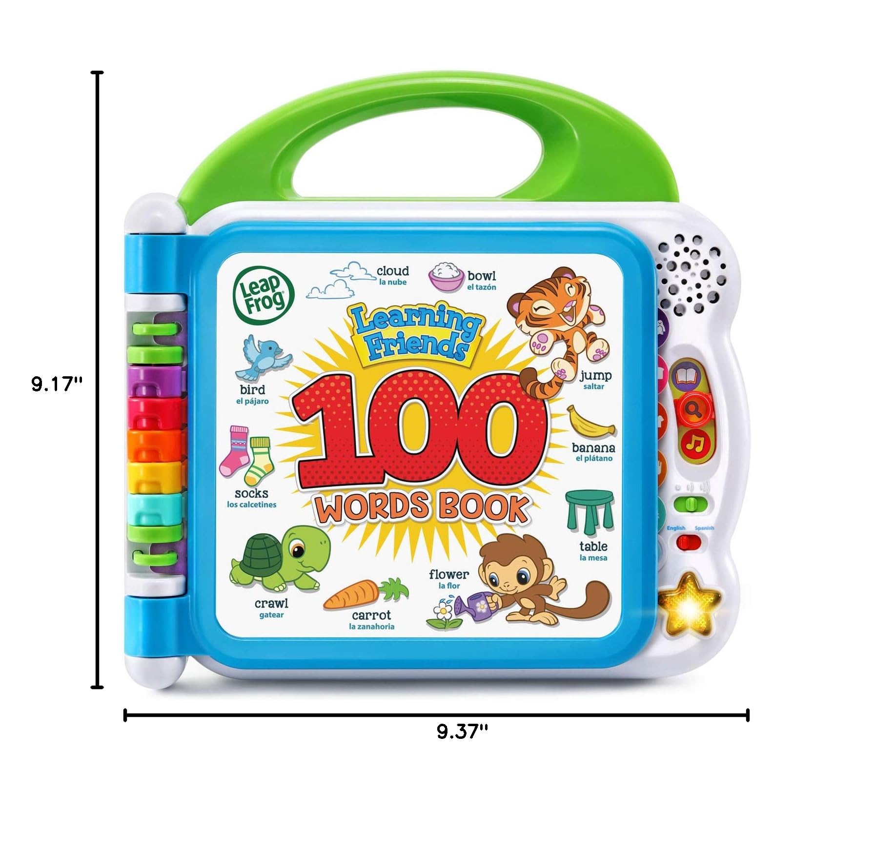 Packaging display of LeapFrog Learning Friends 100 Words Book