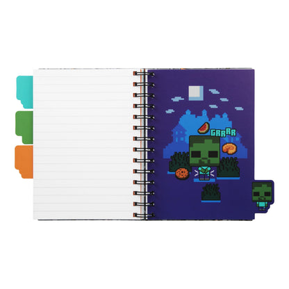 Stationery set featuring Minecraft Steve and Alex designs