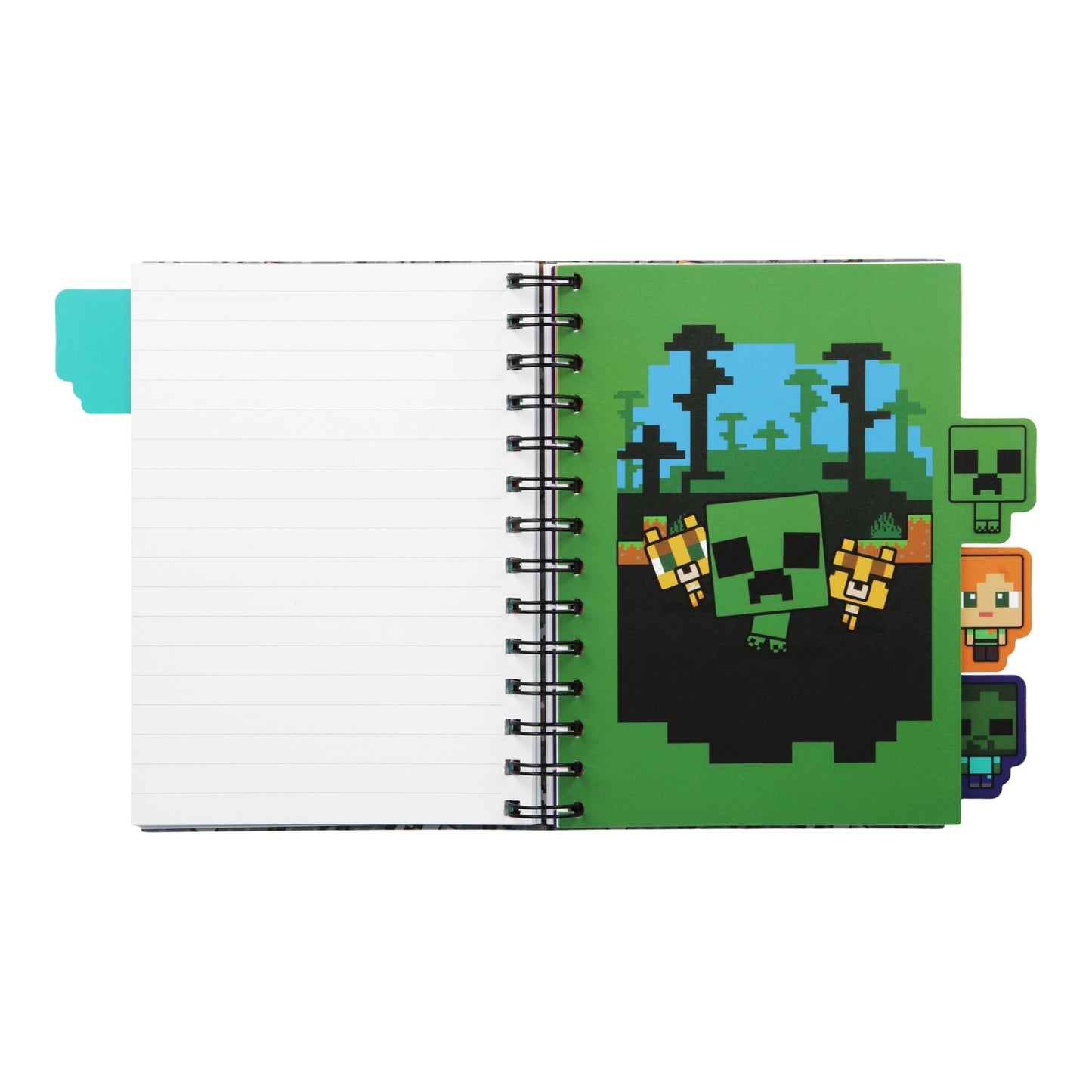 Detail of the hidden 15 centimeter ruler in Minecraft set