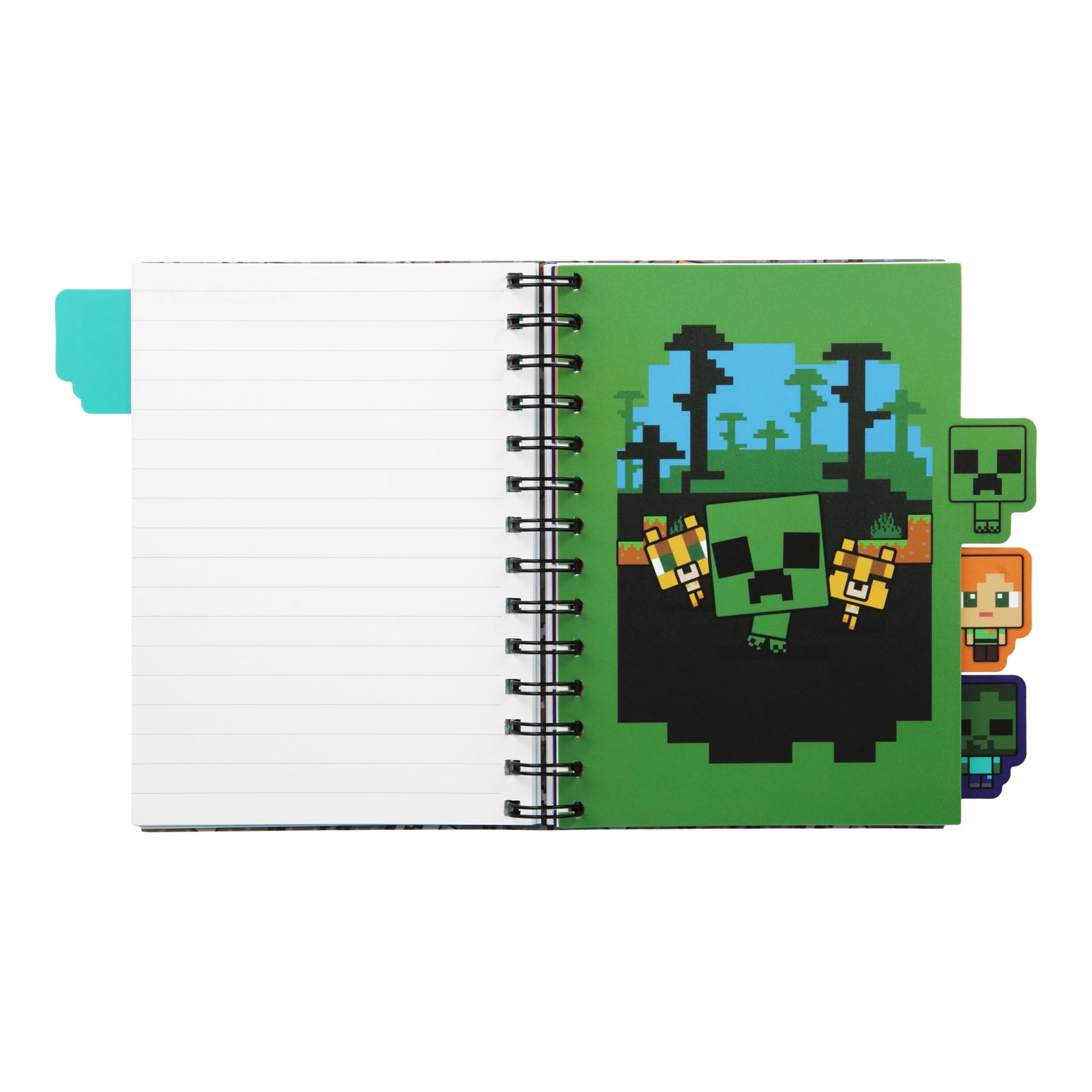 Detail of the hidden 15 centimeter ruler in Minecraft set
