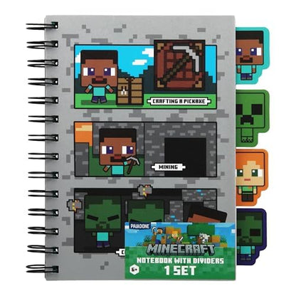 Inside view of the 160 page lined Minecraft planner