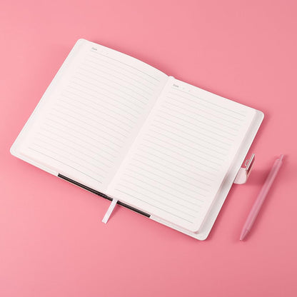 Nollh lock journal with included pen and sticker sheets
