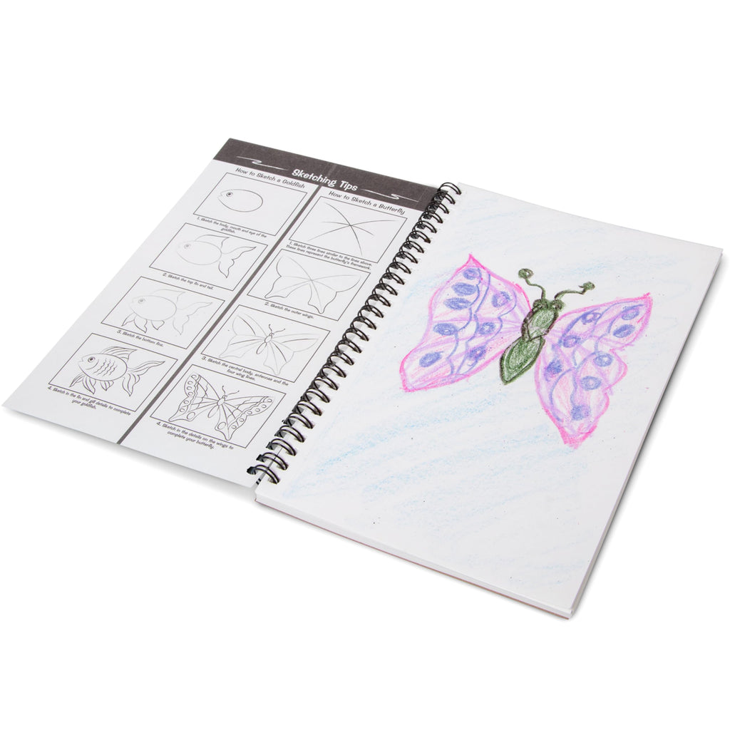 Melissa and Doug Mini Sketch Pad back cover