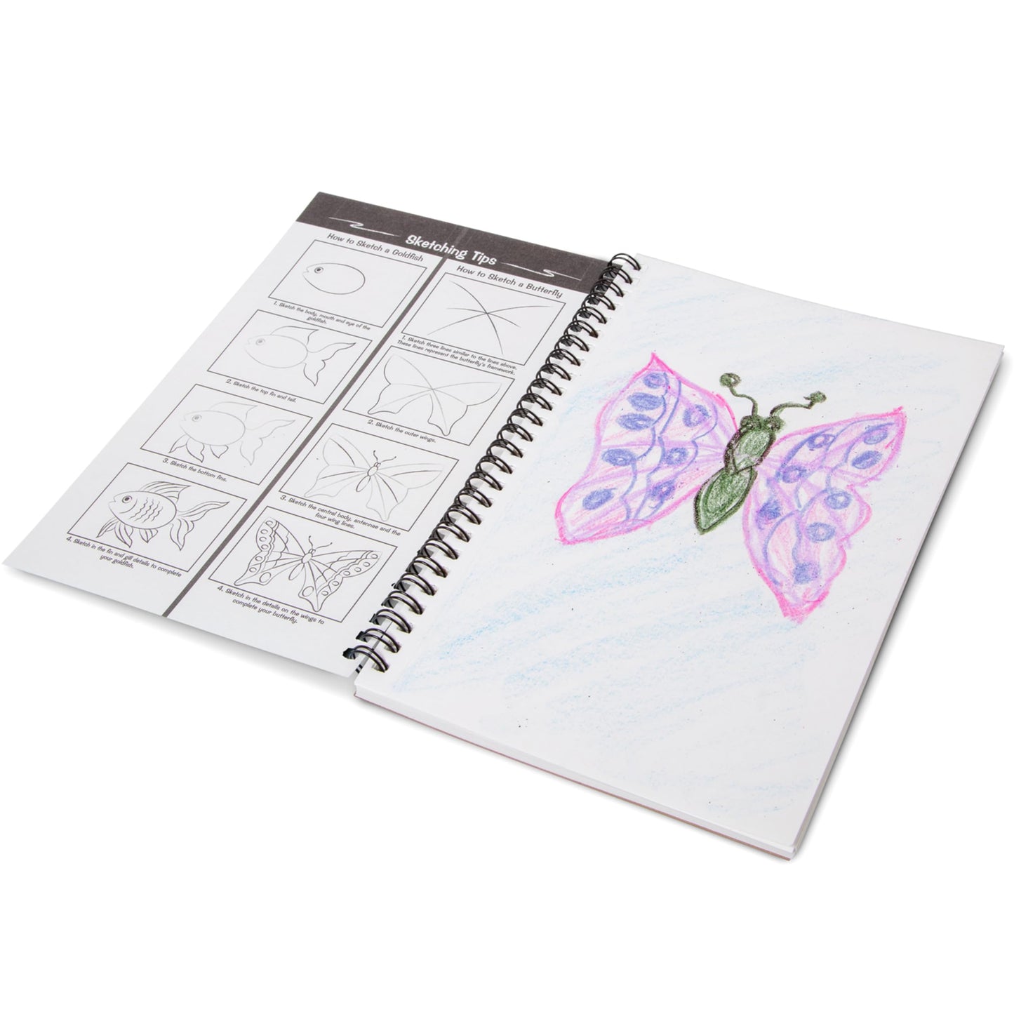 Melissa and Doug Mini Sketch Pad back cover