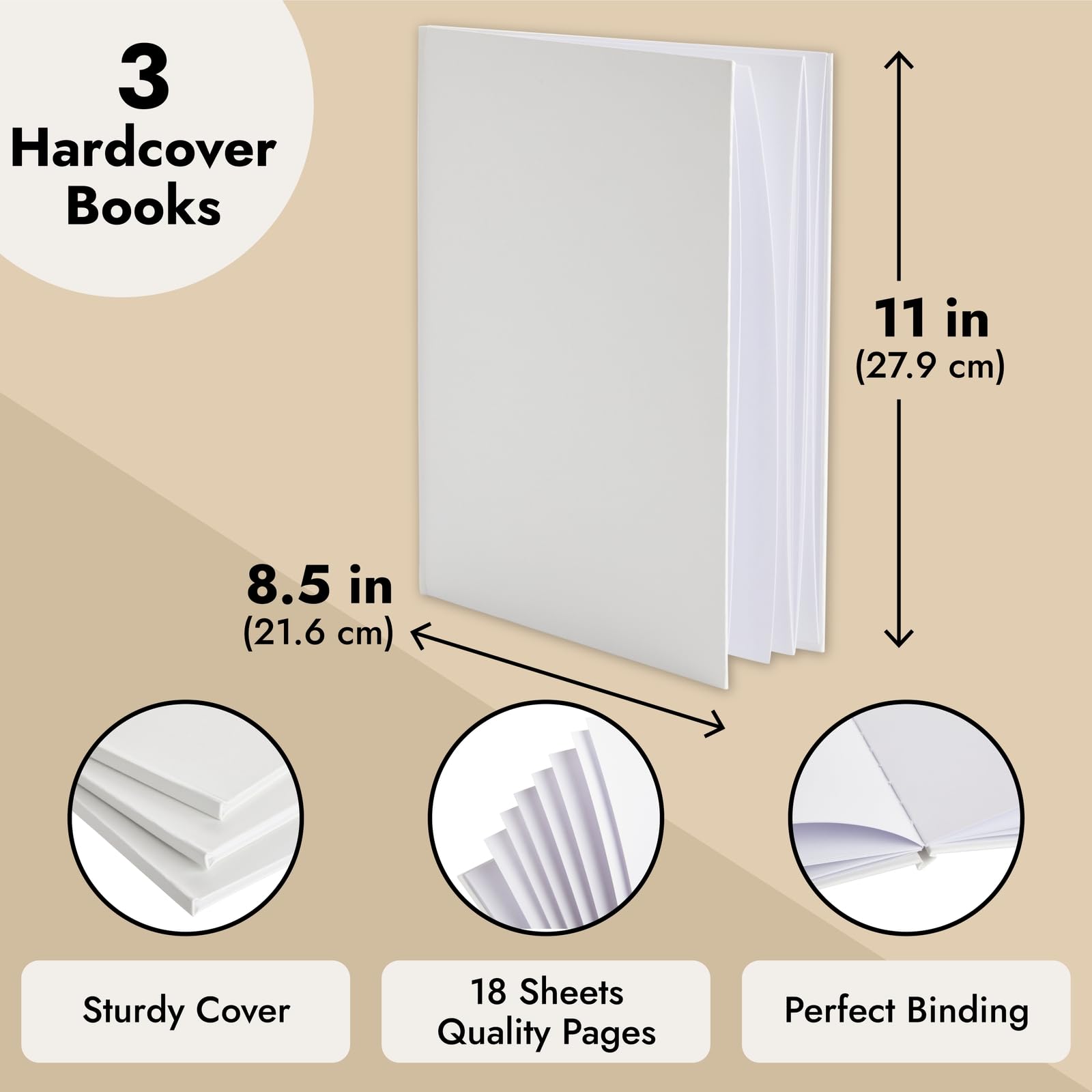 Customizable blank journal covers for kids crafts